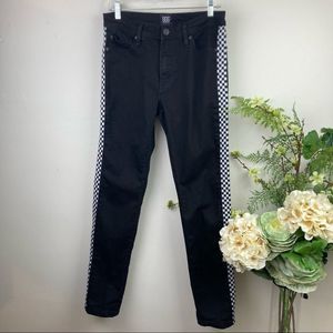 BDG jeans | size 31 | black white | checkered | punk ska